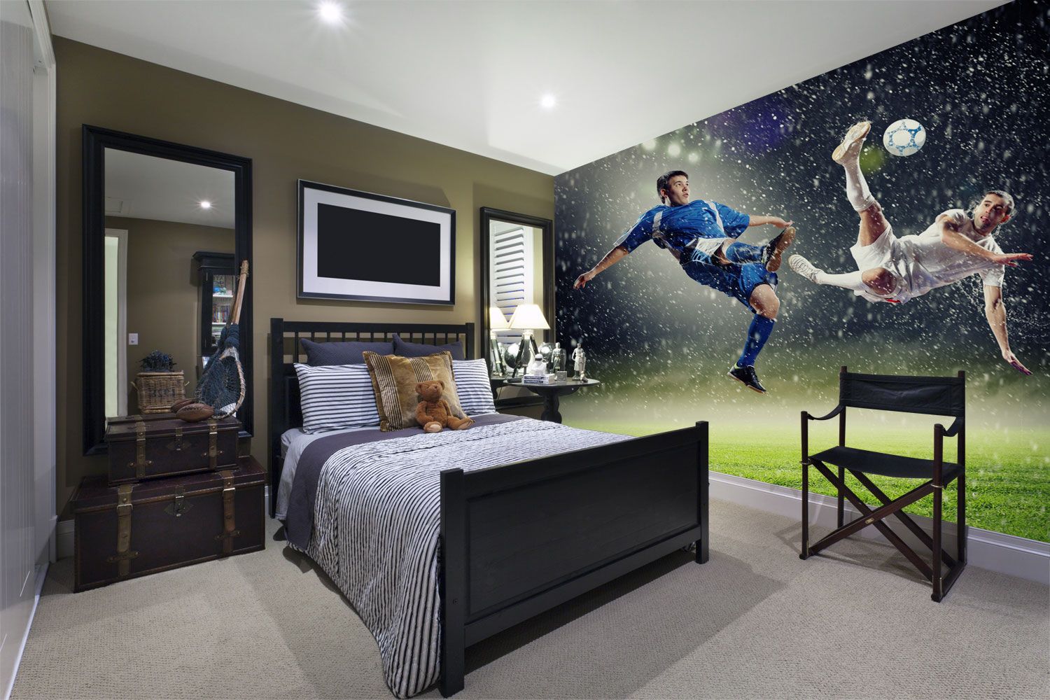 Boys 2025 football bedroom